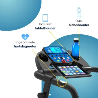 BluMill Loopband Inklapbaar Bluetooth Wandelband