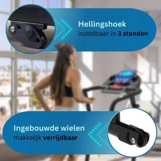 BluMill Loopband Inklapbaar Bluetooth Wandelband