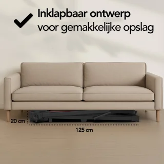 Brixy Loopband Inklapbaar Zwart