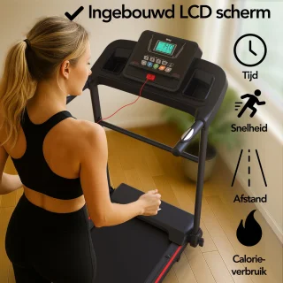 Brixy Loopband Inklapbaar Zwart
