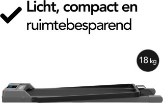 Brixy Loopband Walking Pad Antraciet