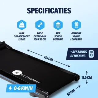 BX Powerrun 500 Elektrische Loopband BX Fitness