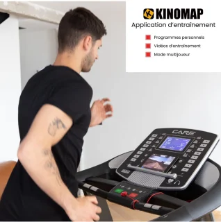 CARE FAST RUNNER loopband 22 km/u KINOMAP