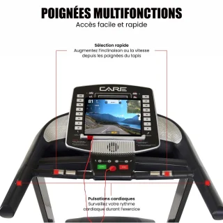 CARE FAST RUNNER loopband 22 km/u KINOMAP
