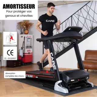 CARE FAST RUNNER loopband 22 km/u KINOMAP