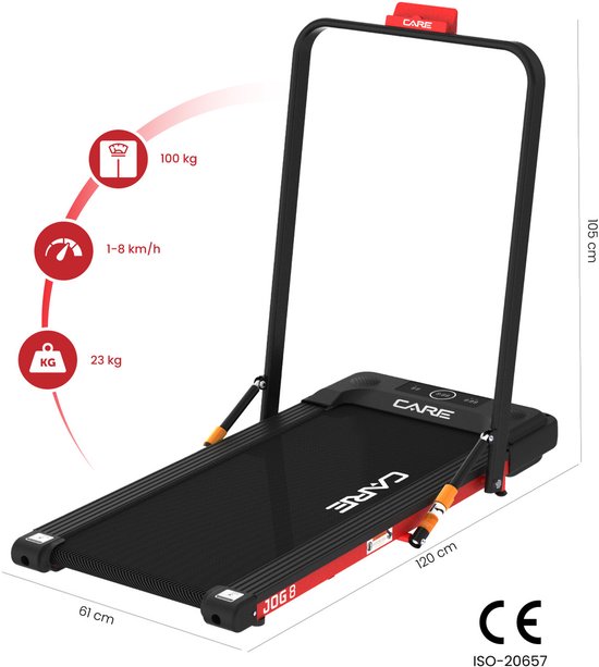 CARE JOG 8 — Compact en stil: ideaal voor wandelen thuis