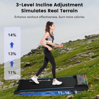 CITYSPORTS Elektrische Loopband Walking Pad 1-6 km/h 120KG