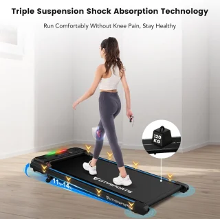 CITYSPORTS Elektrische Loopband Walking Pad 1-6 km/h 120KG