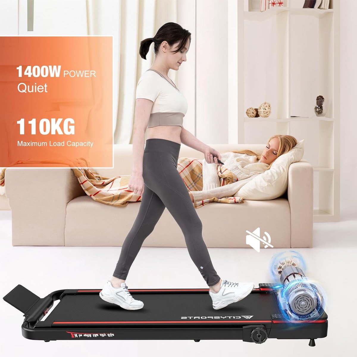 Wat vinden we goed aan de CITYSPORTS WP3 Opvouwbare Elektrische Loopband
