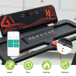CITYSPORTS WP9 Opvouwbare Loopband Met LED-Display