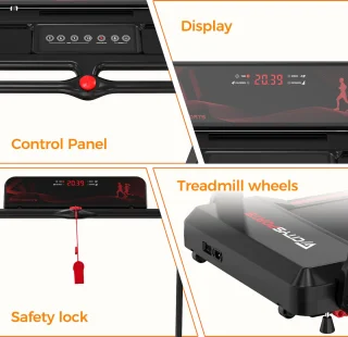 CITYSPORTS WP9 Opvouwbare Loopband Met LED-Display