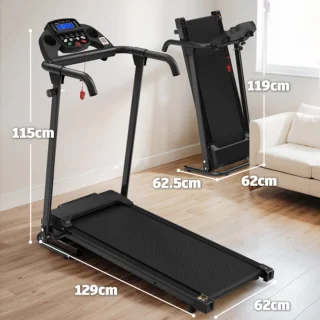 Compacte 2-in-1 draagbare desktop loopband voor wandelen en hardlopen 120KG