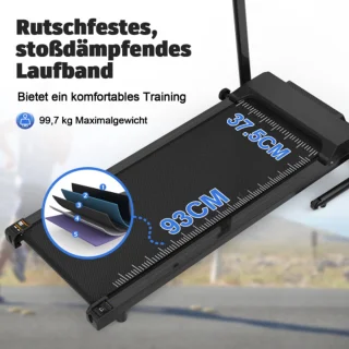 Compacte 2-in-1 draagbare desktop loopband voor wandelen en hardlopen 120KG