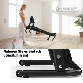 Compacte 2-in-1 draagbare desktop loopband voor wandelen en hardlopen 120KG