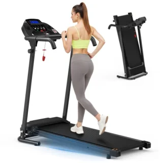 Compacte 2-in-1 draagbare desktop loopband voor wandelen en hardlopen 120KG