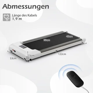 COSTWAY 2-in-1 loopband onder bureau