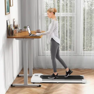 COSTWAY 2-in-1 loopband onder bureau