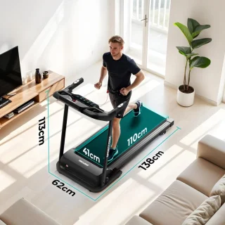CRLYN Loopband Inklapbaar Zwart