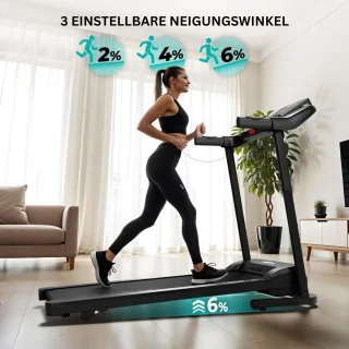 CRLYN Loopband Inklapbaar Zwart