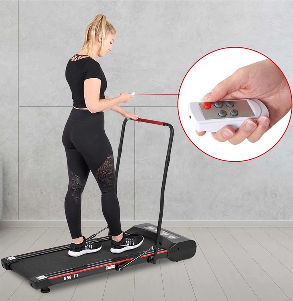 CT 900 Gemotoriseerde Opvouwbare Loopband