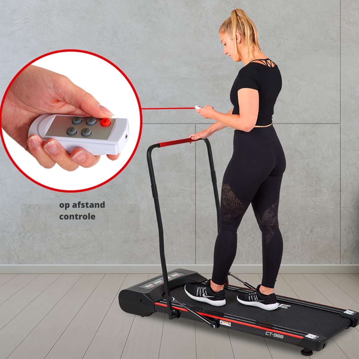 CT 900 Gemotoriseerde Opvouwbare Loopband