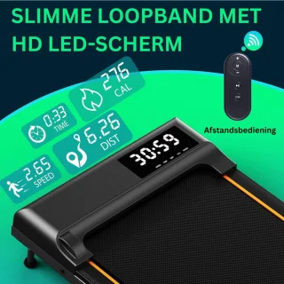 DailySupplies Loopband Inklapbaar Walking Pad Zwart