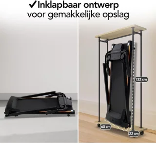 DailySupplies Loopband Inklapbaar Zwart