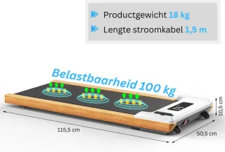 DailySupplies Walking Pad Wandelband Elektrisch
