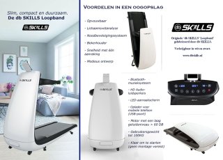 dbSKILLS Loopband inklapbaar met mat