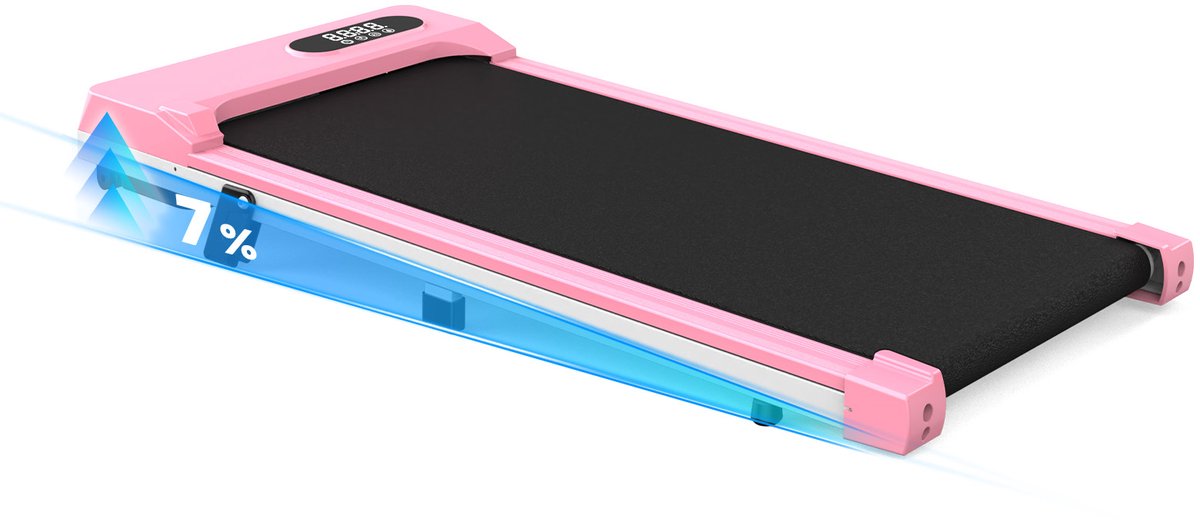 De Draagbare Elektrische Loopband 2.5HP Roze in één oogopslag
