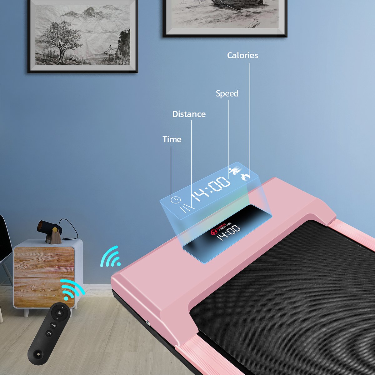 Wat vinden we goed aan de Draagbare Elektrische Loopband Roze