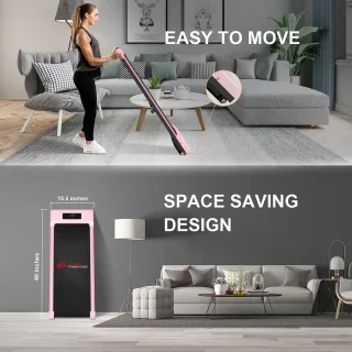 Draagbare Elektrische Loopband Roze