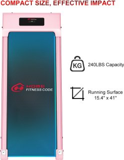 Draagbare Elektrische Loopband Roze