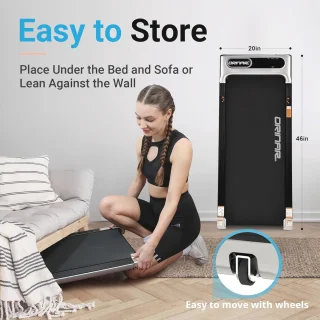 Draagbare Loopband Onder Bureau