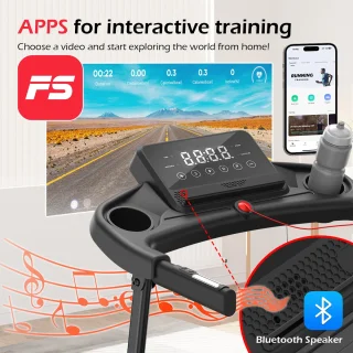 Dskeuzeew 4-in-1 Opvouwbare Loopband