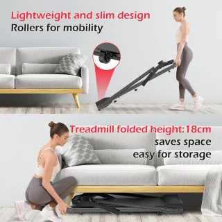 Dskeuzeew 4-in-1 Opvouwbare Loopband