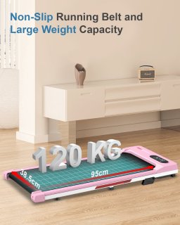 Elektrisch Opvouwbare Loopband 3-in-1 Roze