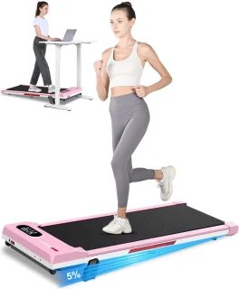 Elektrisch Opvouwbare Loopband 3-in-1 Roze