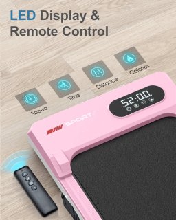 Elektrisch Opvouwbare Loopband 3-in-1 Roze