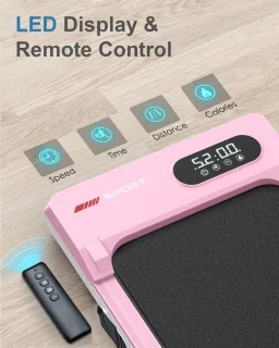 Elektrisch Opvouwbare Loopband 3-in-1 Roze