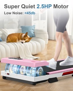 Elektrisch Opvouwbare Loopband 3-in-1 Roze