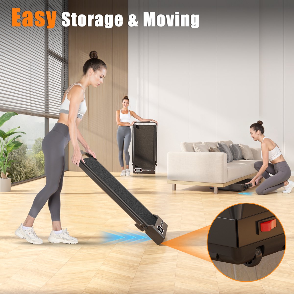 Wat vinden we goed aan de Elektrische 3-in-1 Opvouwbare Loopband Wandelpad 2,5 pk Zwart