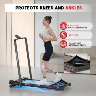 Elektrische Compacte Inklapbare Loopband 1-12 km/u