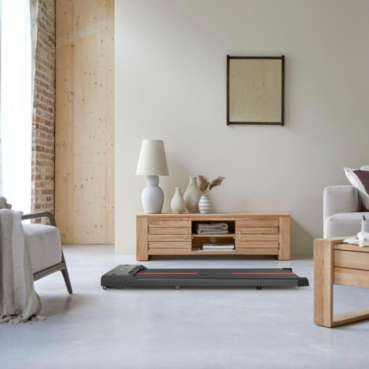 De Elektrische Loopband Onder Bureau Inklapbaar - Inclusief Vloermat en Afstandsbediening in één oogopslag