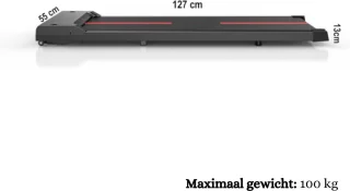 Elektrische Loopband Onder Bureau Inklapbaar - Inclusief Vloermat en Afstandsbediening