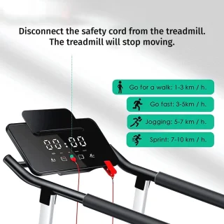 Elektrische opvouwbare loopband