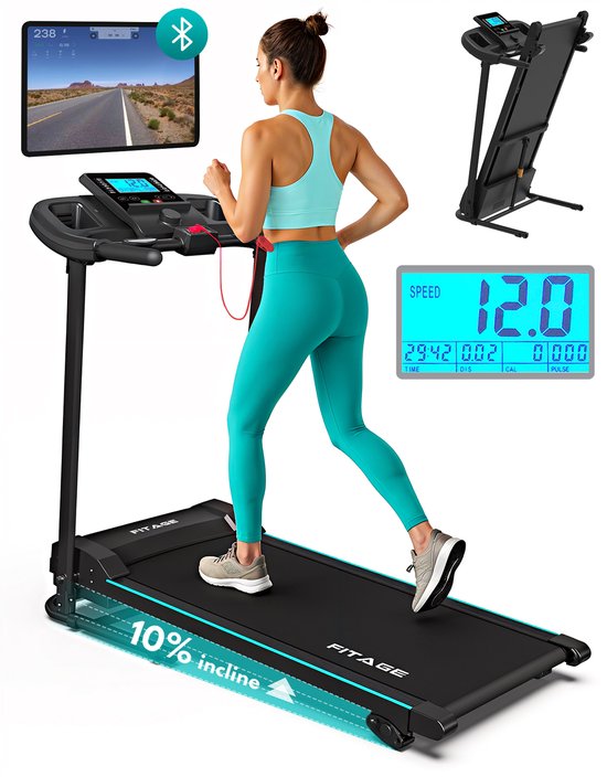 FITAGE Walking Pad Loopband 12km/u review