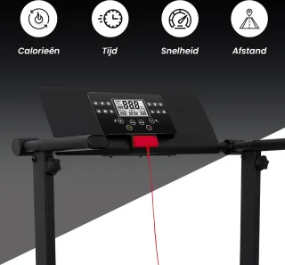 Fitby Loopband Walking Pad Inklapbaar Zwart