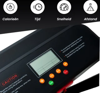 Fitby Loopband Walking Pad inklapbaar zwart