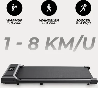 Fitby Walking Pad Loopband Zwart